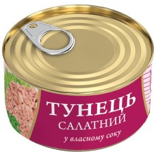 Тунец Салатный в собственном соку Fish Line 185 г