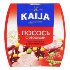 Лосось з овочами по-італійськи в томатному соусі Kaija 220 г