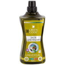 Рідкий засіб Універсальний Green Code для прання білизни 1500 мл