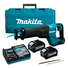 Аккумуляторная ножовка Makita XGT 40 V MAX JR001GM201 c 2 акб, з/у, в кейсе MakPAc