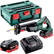 Аккумуляторная сабельная пила Metabo SSE 18 LTX BL с 2 акб, з/у в metaBOX 145 L