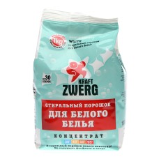 Стиральный порошок концентрат Kraft Zwerg для белого белья 1 кг