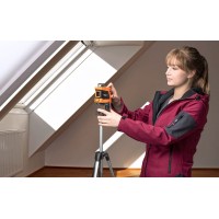 Нівелір лазерний-утворювач площин (лазер площинний) 15 м, 360° по горизонталі, з футляром і штативом 1,5 м NEO TOOLS