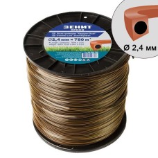 Ліска тримерна "Квадрат DUAL" 2.4 мм × 780 м