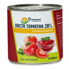 Томатна паста Домашні продукти 28% 400 г