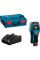 Универсальный детектор Bosch D-tect 120 Professional, 1 акб GBA 12V 2.0Ah, з/у GAL 12V-40, кейс L-Boxx