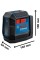Лазерний нівелір Bosch Professional GLL 12-22 G з батарейками та чохлом