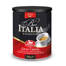 Кофе молотый Bar Italia Gran Crema SAQUELLA 250 г