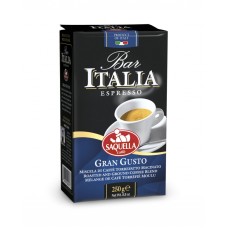 Кофе молотый Bar Italia Gran Gusto SAQUELLA 250 г