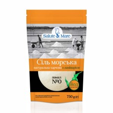 Сіль морська харчова Salute di Mare з ламінарією 750 г