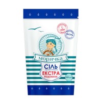 Соль морская пищевая Морячка Экстра йодированная 450 г