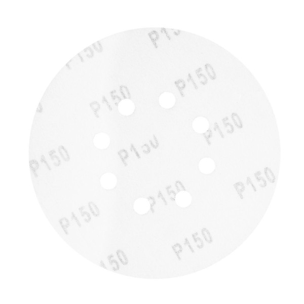 Шлифовальные круги 150 мм, K150, 5 шт, с 8 отверстиями, 65 мм GRAPHITE