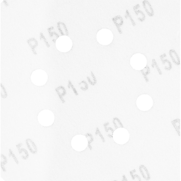 Шлифовальные круги 150 мм, K150, 5 шт, с 8 отверстиями, 65 мм GRAPHITE