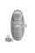 Спальний мішок овальний Naturehike PS200 NH20MSD03, правий, сірий