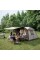 Намет з навісом Naturehike Village CNK2300ZP022, коричневий малий