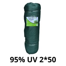 Сітка затіняюча "AgroStar"з UV(2*50) 95%затінення
