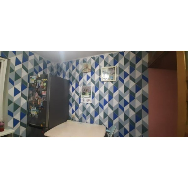 Самоклеющаяся пленка синие треугольники 0,45х10м SW-00001224