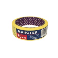 Малярна стрічка "Майстер" 30мм жов.(8сп,48 шт/ящ)