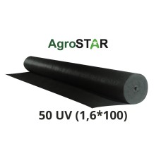 Агроволокно"AgroStar" 50 UV чорне(1,6*100)*