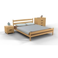 Ліжко Лікерія з ізножьем 1200*2000 бук натур