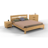 Ліжко Кароліна без ізножья  900*2000 бук натур
