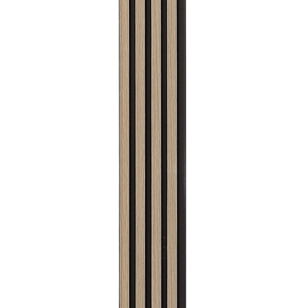 Рейка декоративная PS 2900х119х12мм Дуб с графитом SW-00001738
