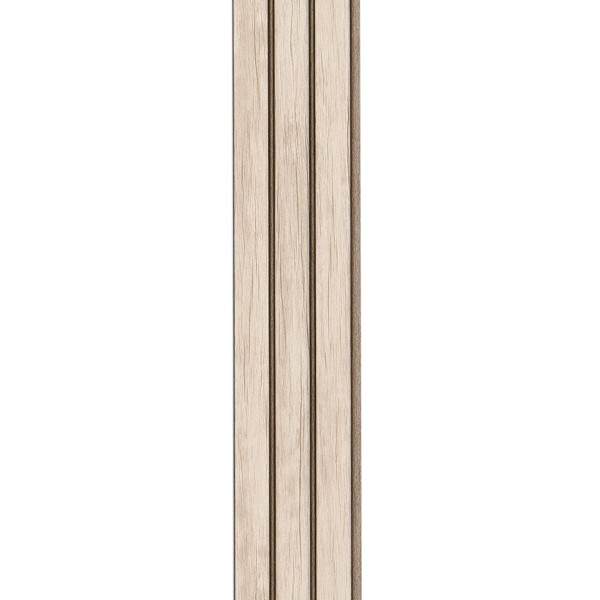 Рейка декоративная PS 2900х115х12мм Белый дуб SW-00001741