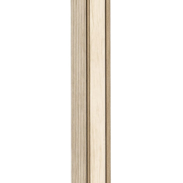 Рейка декоративная PS 2900х118х12мм Светлое дерево SW-00001750