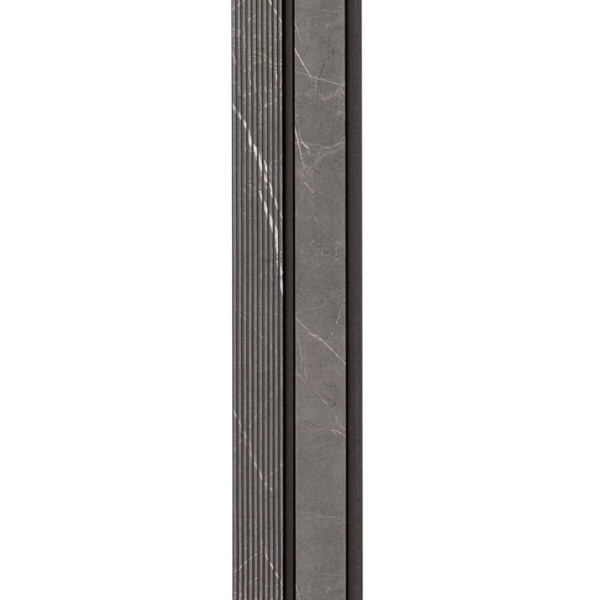 Рейка декоративна PS 2900х118х12мм Сірий мармур SW-00001751