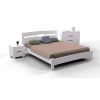 Ліжко Кароліна без ізножья 1400*2000, біла