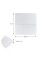 Панель стеновая 3D 700х700х5мм Lichi square white (D) SW-00001802
