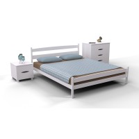 Ліжко Лікерія з ізножьем 1600*2000 біла