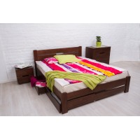 Ліжко Айріс з ящиками 1200*2000 біла