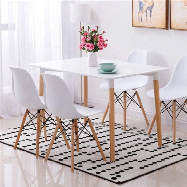 Стіл обідній ВЕЗУВІЙ MDF 120*80, білий