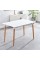 Стіл обідній ВЕЗУВІЙ MDF 120*80, білий