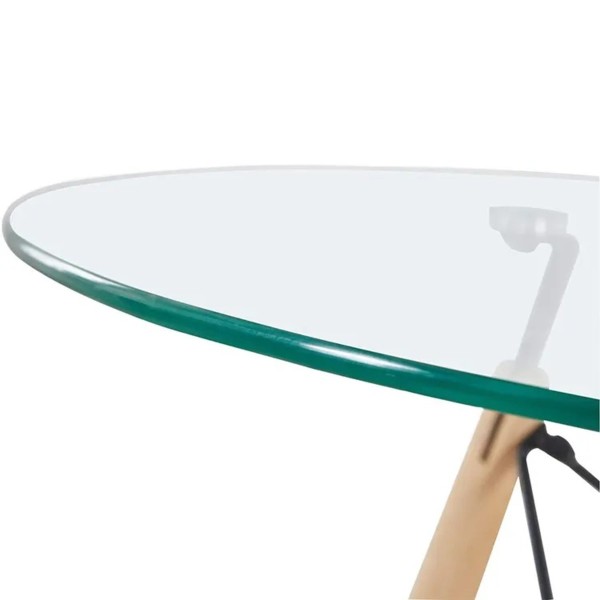 Стіл обідній ЕТНА Glass (D=80cm), скло