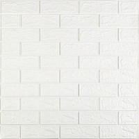 Панель стеновая 3D 700х770х2мм БЕЛЫЙ (D) SW-00001914
