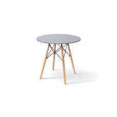 Стіл обідній ЕТНА MDF (D=80cm), сірий