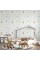 Панель стеновая 3D 700*700*4mm звезды и луна белом фоне (D) SW-00001970