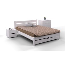 Ліжко Айріс з ізножьем 1200*2000 біла