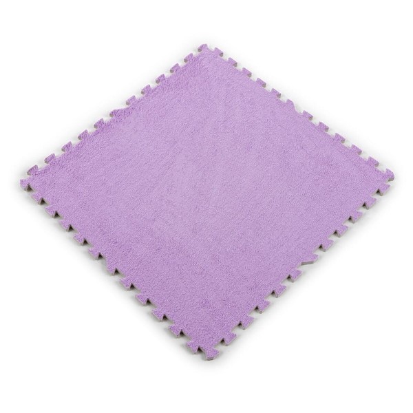 Пол-пазл плюшевый ФИОЛЕТОВЫЙ 60*60*1cm (D) SW-00002087