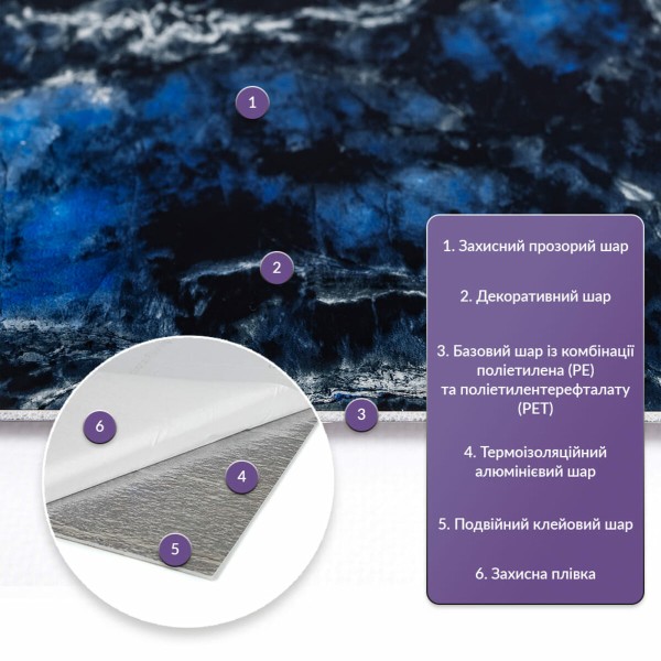 Самоклеящаяся стеновая PET плитка 600*300*2mm (D) SW-00002314