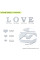 Зеркальный декор акриловый самоклеющийся Love серебро,11шт (D) SW-00002495