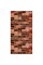 R179-2-3 Панель стеновая в рулоне 3D 700мм*3,08м*2мм BROWN (кирпич) (D) SW-00002537