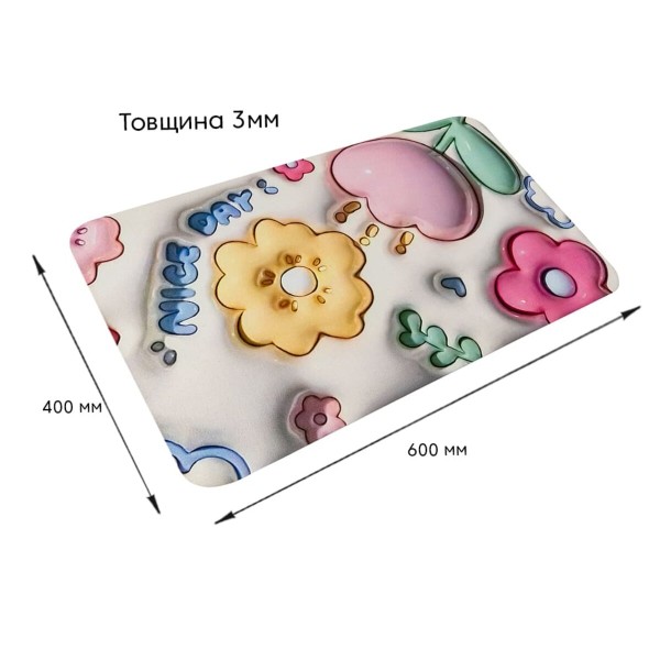 Вологопоглинаючий килимок 40*60CM*3MM (D) SW-00002550