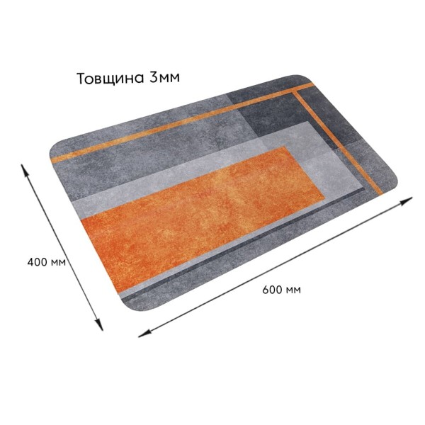 Вологопоглинаючий килимок 40*60CM*3MM (D) SW-00002552