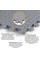 Напольное покрытие Silver 60*60cm*1cm (D) SW-00002660-