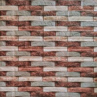 Декоративна 3D панель 700х770х3мм Коричнева цегла піщаник (340) SW-00000531