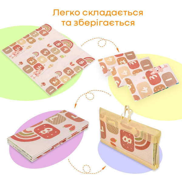Дитячий складний термокилимок 177см х 195см х 7мм SW-00003037