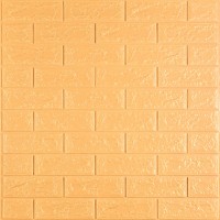 3D панель самоклеющаяся 700x770x5мм кирпич Желто-песочный (009-5) SW-00000028